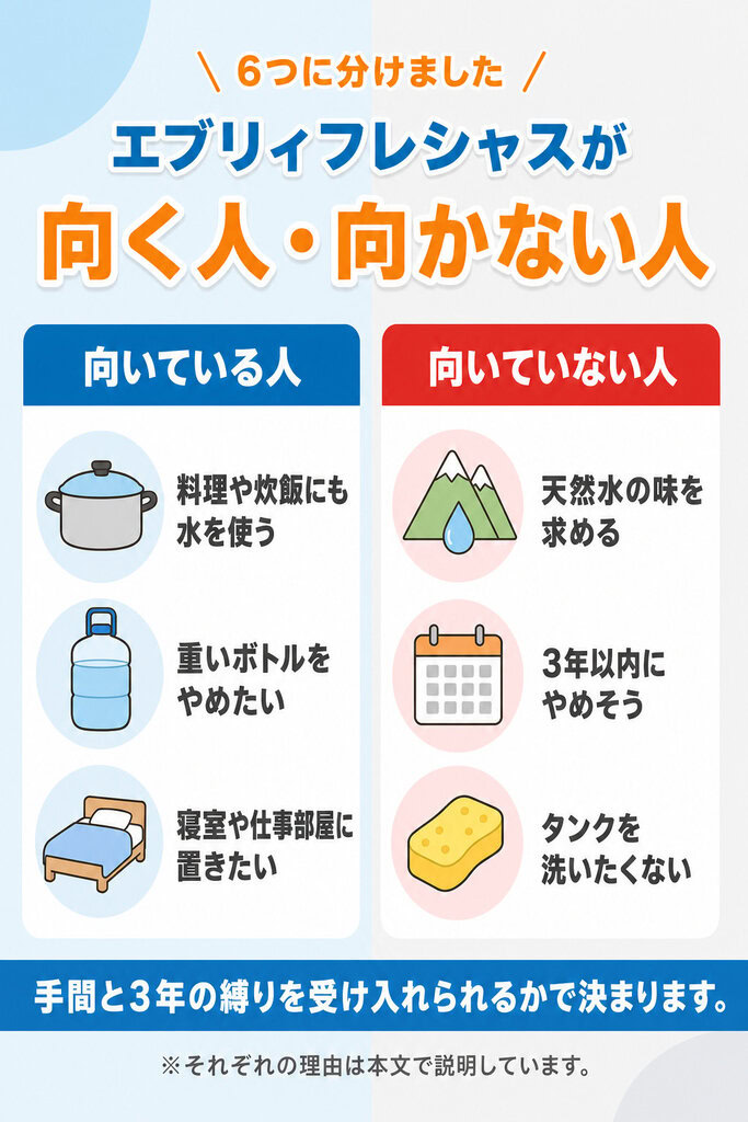 画像:向いている人・向いていない人の6項目